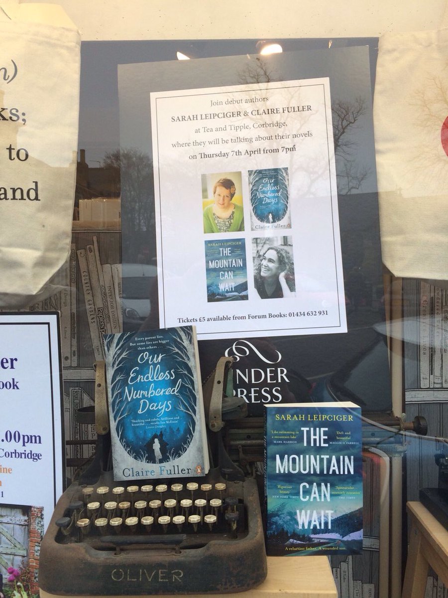 ForumBooks's tweet photo. Join us with @SarahLeipciger & #DEP2015 winner @ClaireFuller2 Apr 7 @teaandtipple #DiscoverADebut @NewWritingNorth https://t.co/Z4toPrACtn