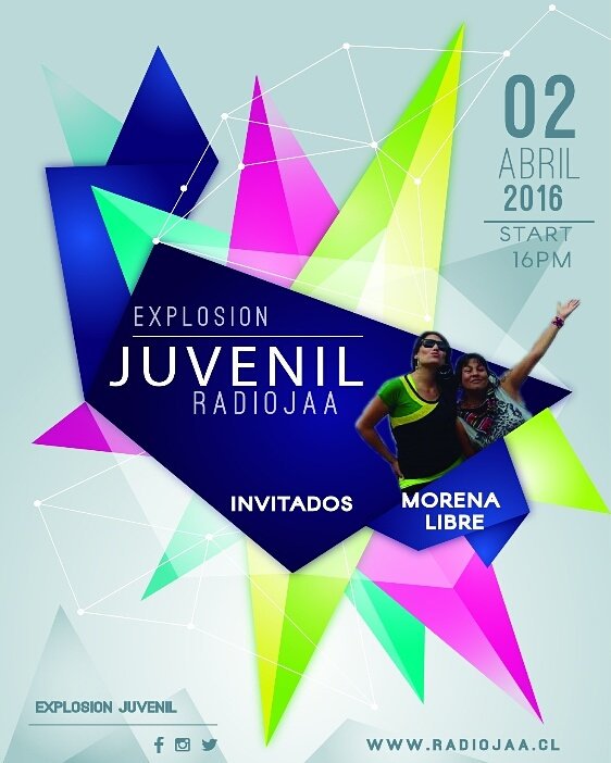 explosion_jaa's tweet photo. EXPLOSIÓN JUVENIL TODOS los sábado a las 16hrs con unas tremendas invitadas MORENA LIBRE
QUE NADIE TE LO CUENTE https://t.co/2tRakH9zJ2