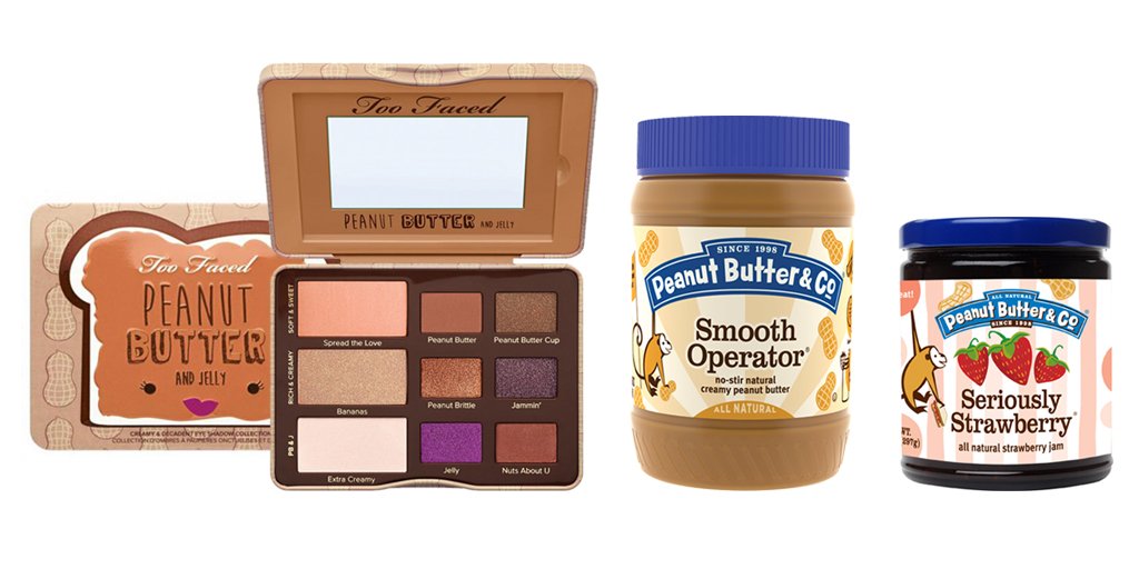 Click for a chance to win Too Faced PB&J make-up & tasty peanut but...