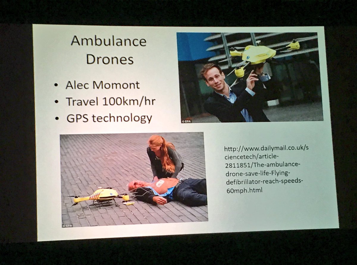 DrSeanBarnes's tweet image. #Ambulance #Drones... That&apos;s outside the box. #SPACOS2016