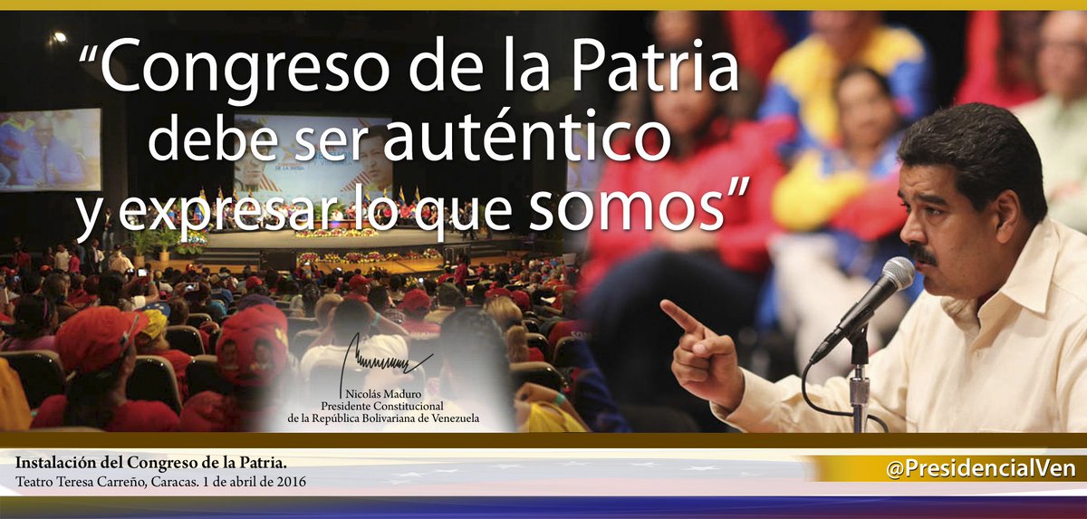 Esto dijo el presidente .<a href="/NicolasMaduro/">Nicolás Maduro</a> sobre el Congreso de la Patria