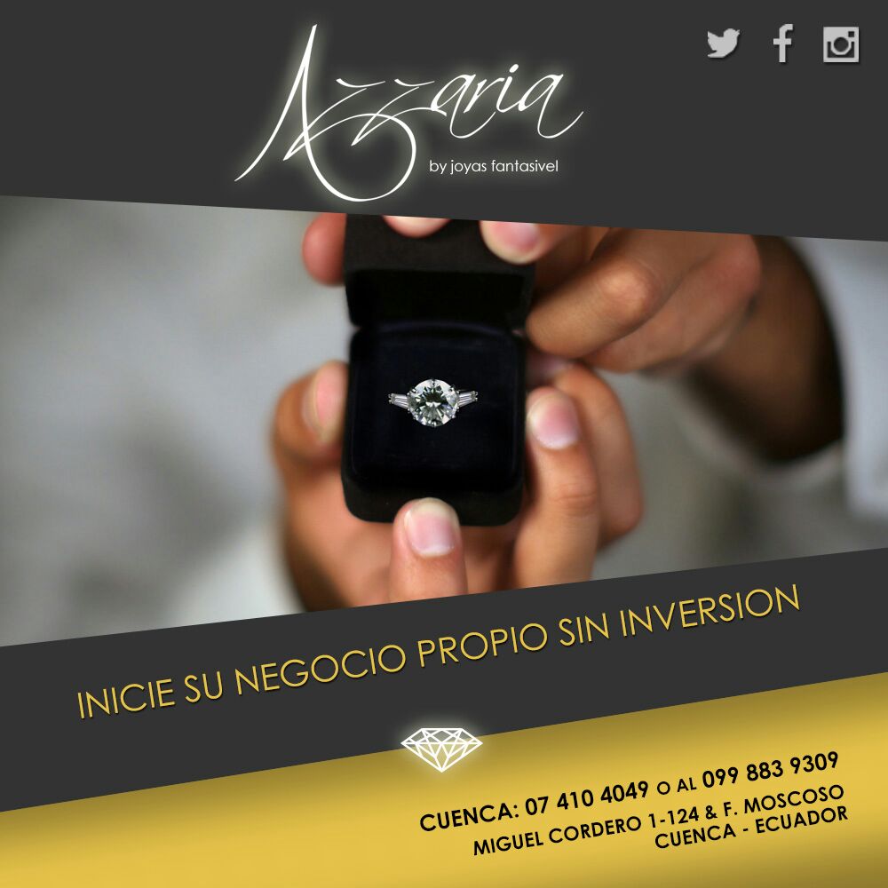Azzaria4's tweet photo. Te invitamos a ser parte de nuestra red de ventas a nivel nacional #Azzaria #JoyasFantasivel https://t.co/W9QPzGT1Fu