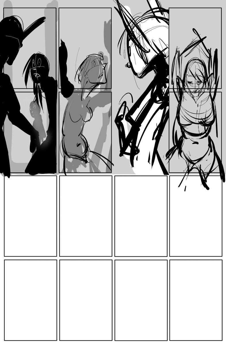 PawFeather's tweet photo. Starting page 9 of #Priceless2 comic. Sloppy storyboarding. :) Always my favorite part. https://t.co/VRBDl0CDFL