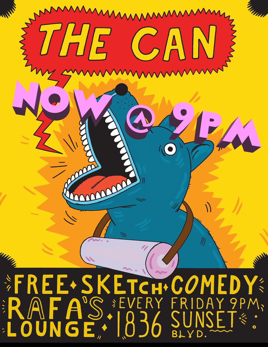 GroupProjectLA's tweet photo. WE'RE AT THE CAN TONIGHT. https://t.co/Z9QLp1J3OS