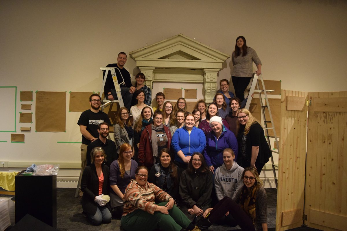 MMCExhibit's tweet photo. What's in the #futureMW for museums? We are! Introducing the 2015-2016 @FlemingCollege MMC class! #MuseumWeek https://t.co/bsJJl09Dst