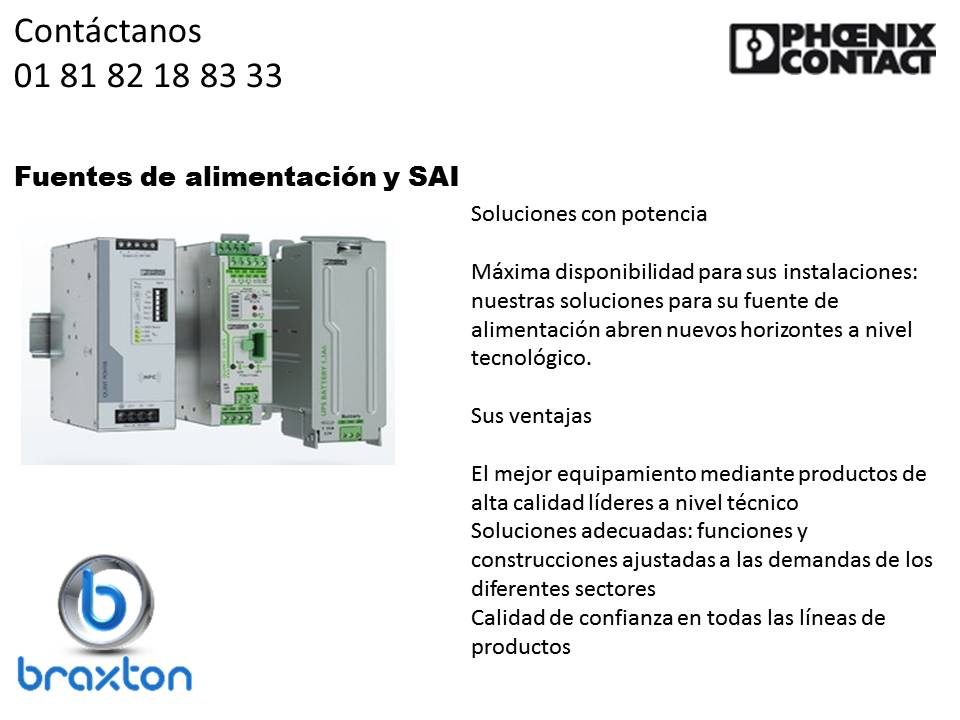 braxtonindustr2's tweet image. #productos #phoenixcontac #fuentesdealimentacion