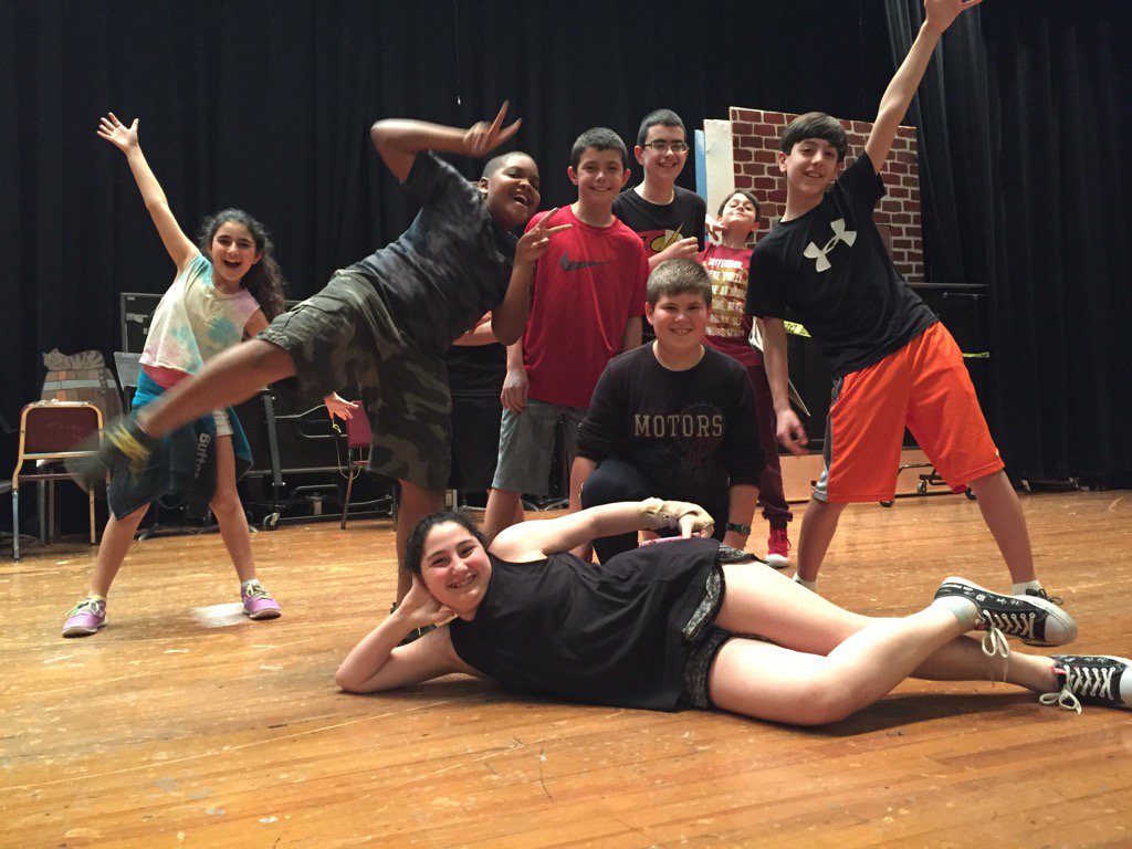 ScotteSMS's tweet photo. Ready for a magic carpet ride? Cast takes a break from Aladdin rehearsal @SuffernMS #sixthgrademusical https://t.co/XtyWIzLv4I