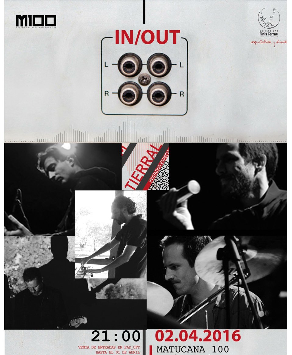 FAD_UFT's tweet photo. IMPERDIBLE!!!!!!
#TIERRAL en #InOutFad
ENTRADAS A LA VENTA en @Matucana100
MAÑANA SÁBADO 02*04 / 21hrs https://t.co/Uohp75Gx9S