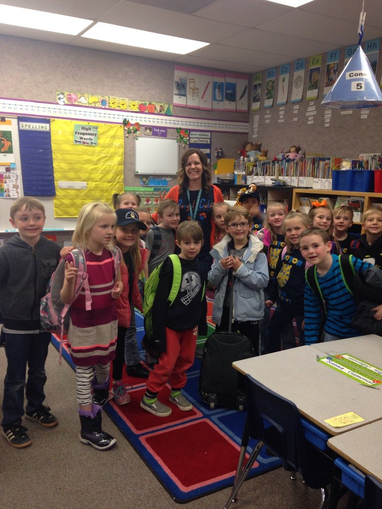 Excited for Spring Break and that Ms. VanDyken is Teacher of the Year at Canyon View. Congratulations!