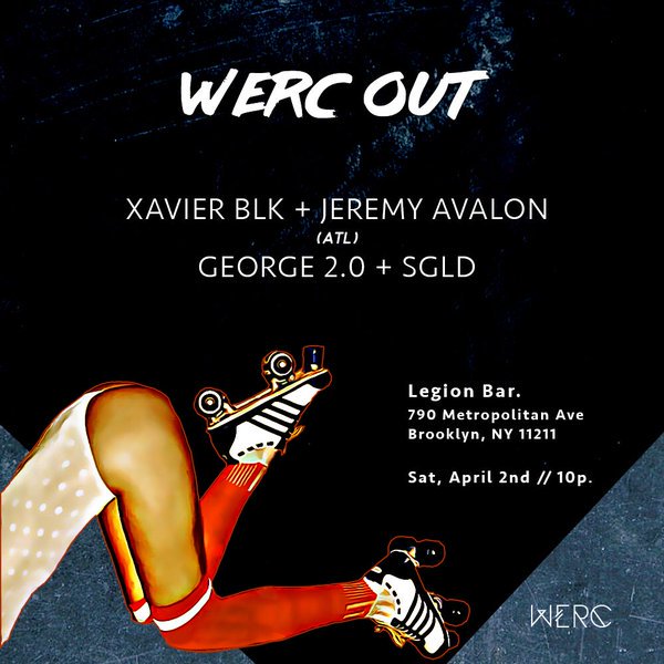 WERC_CREW's tweet photo. #WERCOut Tomorrow Night @XavierBlk, @JeremyAvalon_ , @sgld & @twopointoh at Legion Bar #BK #NewWercCity https://t.co/PeB32c2DZC