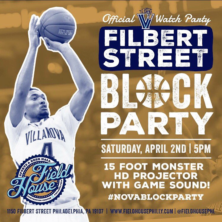 FieldHousePHL's tweet photo. ANOTHER FIELD HOUSE BLOCK PARTY! rise up #novanation #fieldhousephilly https://t.co/he0DrvyIen