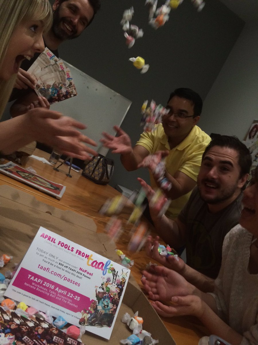 smileyguystudio's tweet image. Pranked by @thetaafi! Nice one TAAFI. #aprilfooled