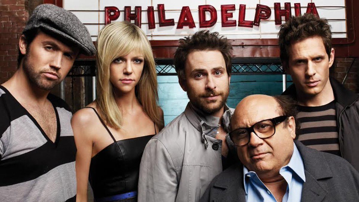 IGN's tweet photo. It's @AlwaysSunny in Philadelphia has been renewed for two more seasons. #SunnyFXX https://t.co/ry7uh9JX8b https://t.co/mleBSksboD