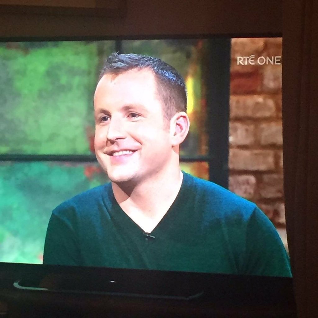 projectimpactIE's tweet image. Very proud of our founding member #patdivilly on the #LateLateShow tonight. Watch this space
