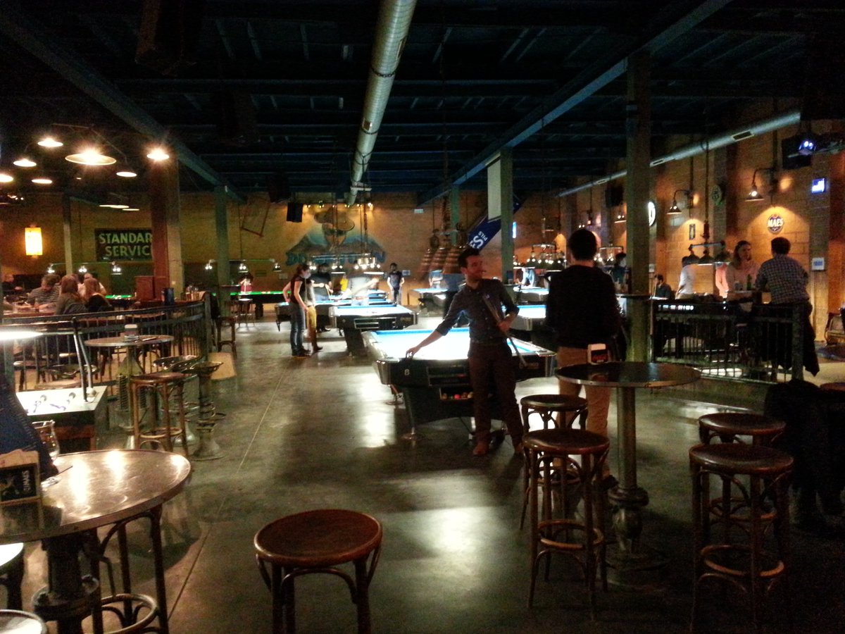 Some fun before starting #ndhquals #ndh2k16 ! Finding holes not in software, but in pool tables =)