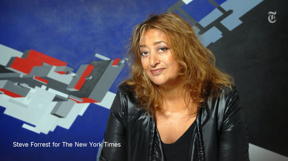 nytimesarts's tweet photo. Female architects on the significance of Zaha Hadid https://t.co/WHmjnQ2Xph https://t.co/FuDID4oJqM