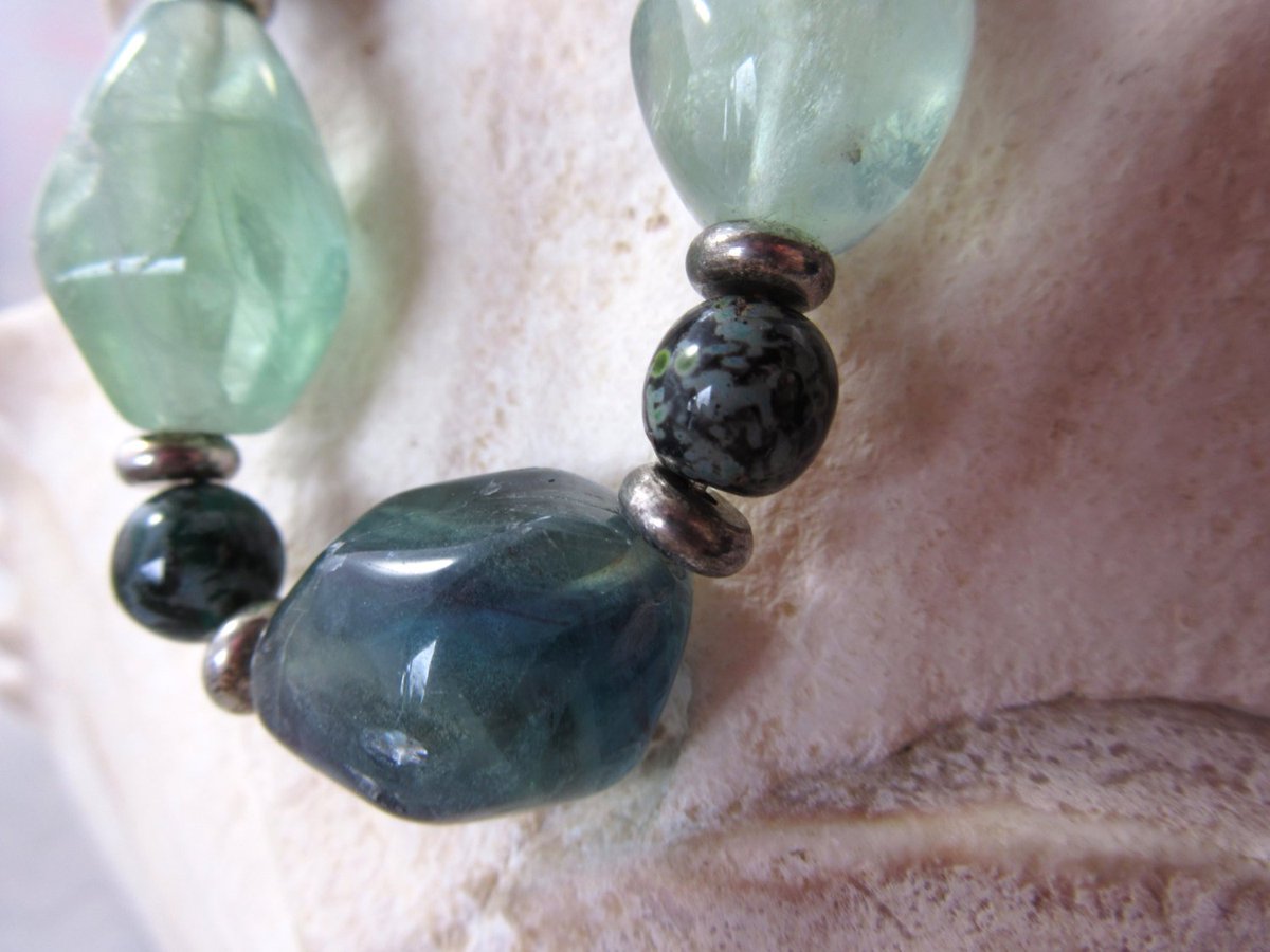 Gwynstone's tweet photo. Rainbow fluorite jewelry - necklace artisan designed -green p… https://t.co/alAa30AXIA #Etsyhandmade #ArtisanQuality https://t.co/Jz5uotHfm3