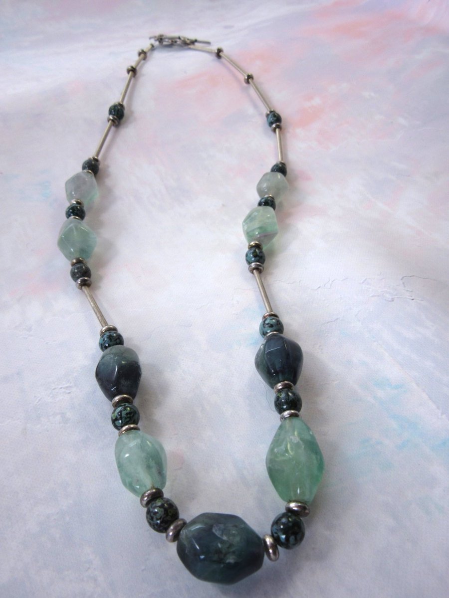 Gwynstone's tweet photo. Rainbow fluorite jewelry - necklace artisan designed -green p… https://t.co/alAa30AXIA #Etsyhandmade #ArtisanQuality https://t.co/Jz5uotHfm3
