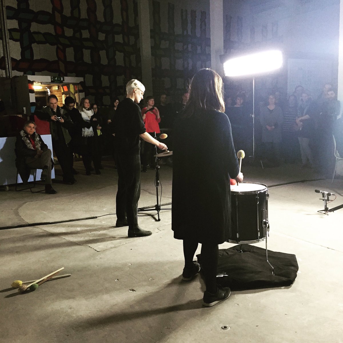 grandunionltd's tweet photo. #marietoseland and #sophiemallett performing at @eprjcts eprjcts this evening, part of #performanceaspublishing 💥 https://t.co/TJ93NzP6Da