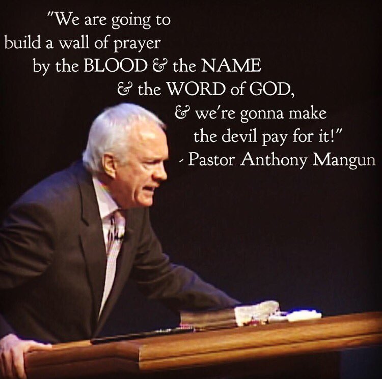 POAlex's tweet photo. "We are going to build a wall of prayer by the BLOOD &amp; the NAME &amp; the WORD of GOD..." https://t.co/iFUoCLZtg7