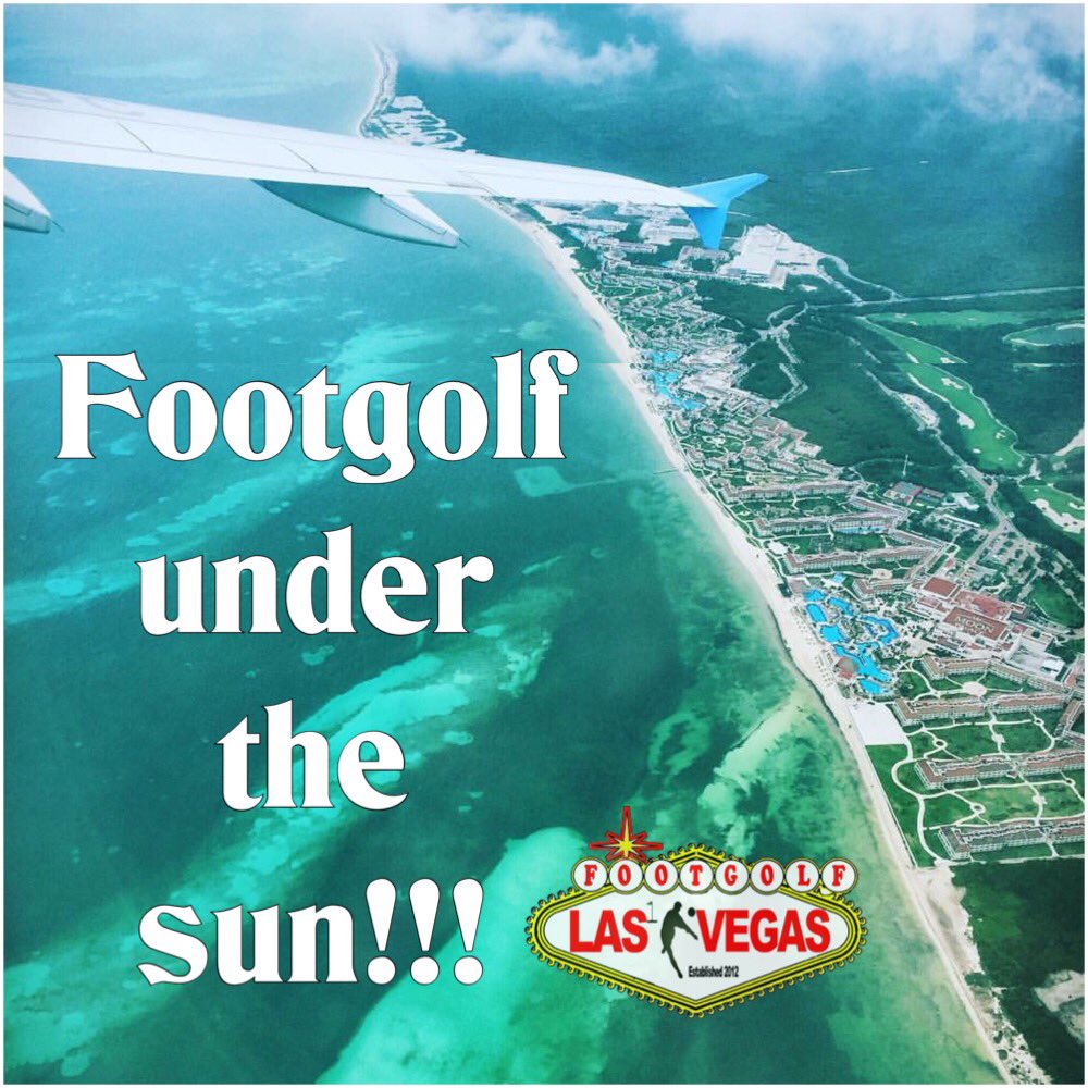 We are back!!! #Cancun #lasvegasfootgolf #underthesun #golf #soccer #futbol #sol #playa