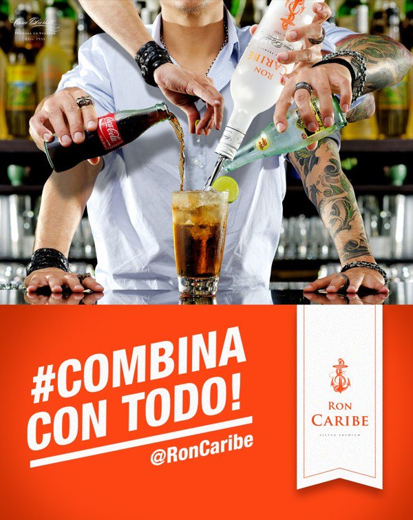 RonCaribe's tweet photo. Combina con todo…
¡Hasta con el lunes! #EfectoCaribe https://t.co/YlD5z7gzgs