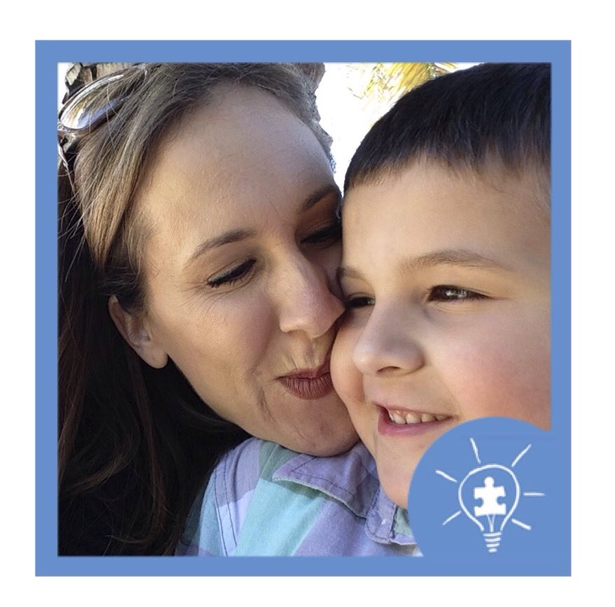 KatH2Os's tweet photo. April is Autism Awareness month. I'm aware this precious piece of my heart is smart, loving, &amp; tenacious. #liub2016 https://t.co/5DCrw6Vd4i