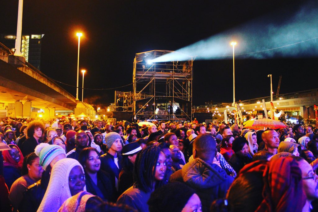 THE OFFICIAL CAPE TOWN JAZZ FEST (@ctjazzfest) on Twitter photo <a href="/THEREALSWV/">Therealswv</a> crowd is jamming tonight at Manenberg Stage #CTIJF2016 <a href="/THEREALSWV/">Therealswv</a> crowd is jamming tonight at Manenberg Stage #CTIJF2016