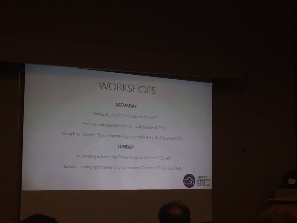GenomicFed's tweet photo. @SBGenomics The Hackaton workshop program for the weekend!@genomicscloud https://t.co/XXCvbnZxJh