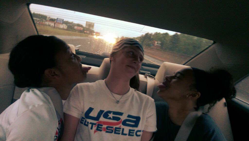 FLImpactWatson's tweet photo. What a #RoadTrip w/these 3. #Ash05, #Alan42 and #Tie3. Follow us on periscope, first game is at 11:45 tomorrow! https://t.co/rTy8iTWCcG