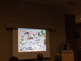 GenomicFed's tweet photo. @geochurch at @genomicscloud Hackaton: preventing common diseases as cancer is possible https://t.co/JmOoEQaeli