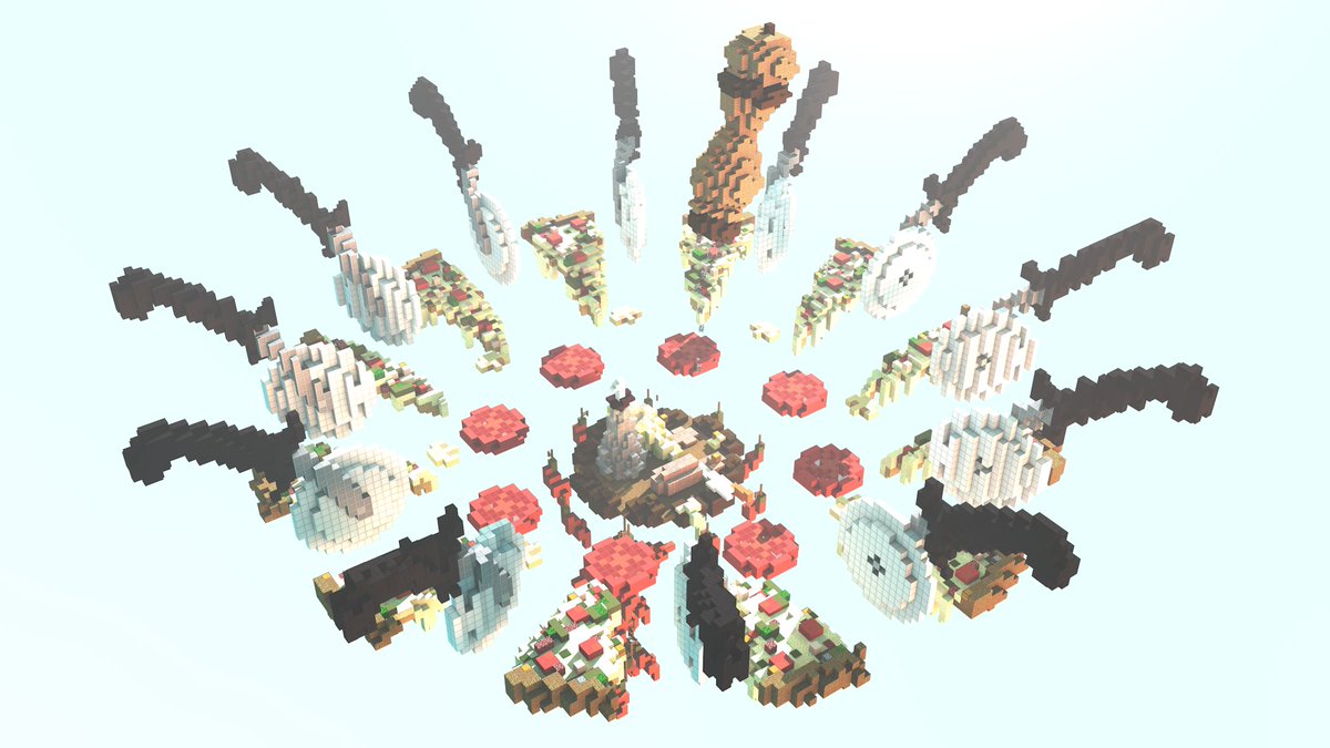 Pizza themed skywars map I made with <a href="/Jules_Delphin/">Jules Delphin</a>
<a href="/Schematic_Store/">SchematicStore</a> goo.gl/MdKH9C
#PizzaIsLife #Minecraft