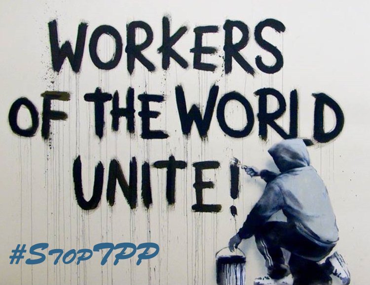 Gaeaist's tweet photo. The true victims of free trade are working people around the world.-@jacobinmag https://t.co/CmEkFu6P7g #StopTPP #p2 https://t.co/Krsq2khxNJ