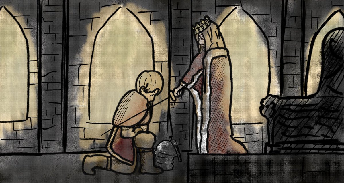 새벽뱀 작위 수여식 그림 왕녀가 호튼에게 작위 내릴때 생각하면서 그려봤어요. 갈때 멋졌던 호튼 결국 효과 범벅 ...Translate post