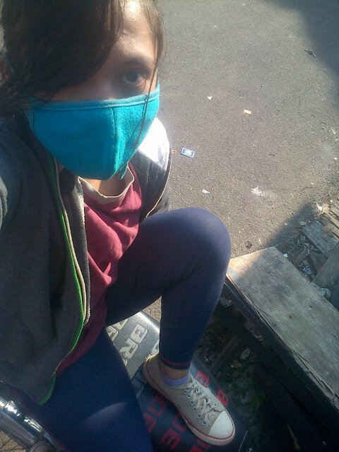 Via_Octavianty1's tweet photo. Take A Selfie. :D mau lari pagi cekkkrrrreeeekkk https://t.co/3mQMOSMDah
