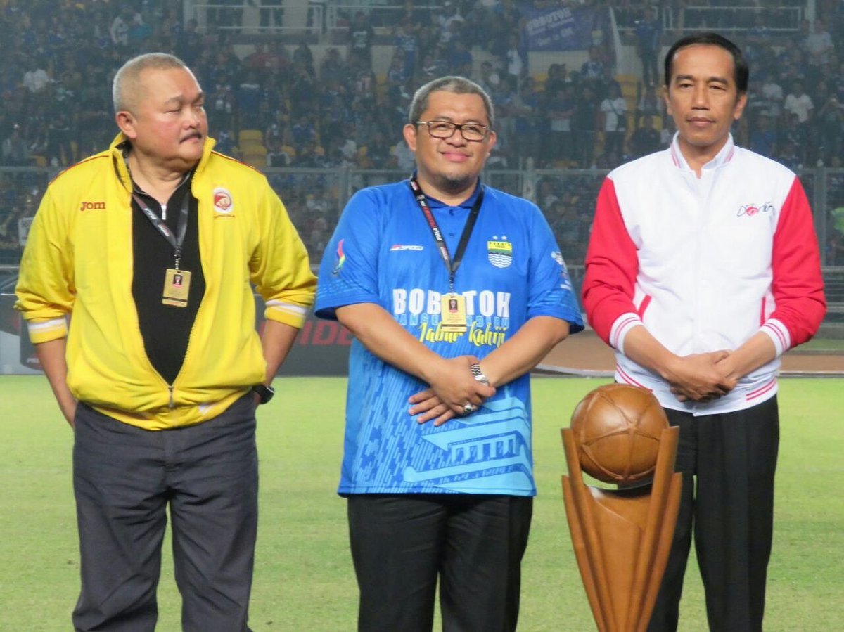 aheryawan's tweet photo. "Pd Piala Presiden, Persib Menang di GBK, InsyaAllah smg menang lagi"

Bobotoh, Aremania &amp; kita semuanya bersaudara https://t.co/rnjMXMj9vf