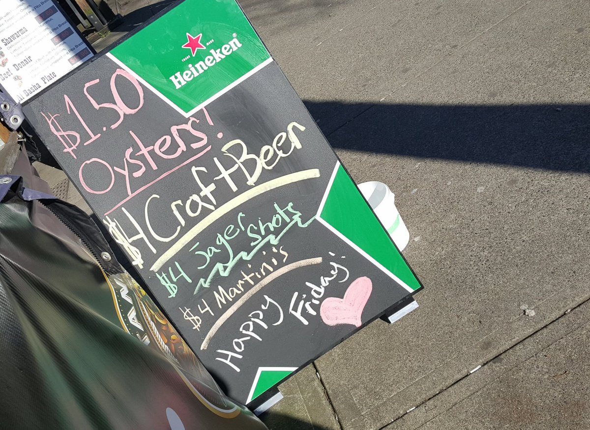 goodlifevan's tweet photo. My kind of Friday #elwoods @shopwestbway #oysters https://t.co/f6i6Ss7MGA