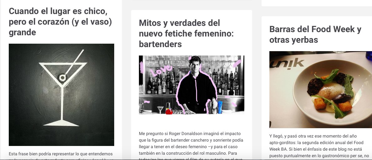 Drink_Me_Blog's tweet photo. Aparte de #maridajesculturales y #paums, tenemos editoriales. Chequealas! 👉https://t.co/OW8JdfaAwN #drinkmeblog https://t.co/RSQYcTvlvP