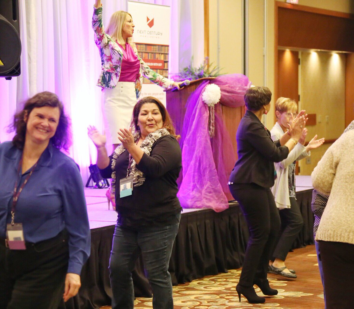 awconference's tweet photo. Ladies, we got a NEW ATTITUDE! 💃🏼💃🏼💃🏼 •• #AWC16SW https://t.co/TEDFIGMSQL