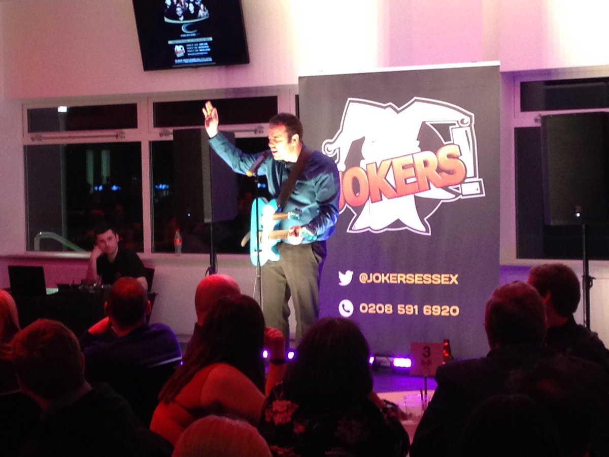 And we are off! The first act <a href="/jasonstandup/">jason standup</a> takes the stage <a href="/ChelmsfordCRC/">Chelmsford City Racecourse</a> <a href="/JOKERSESSEX/">JOKERS!</a> #comedyatthecourse