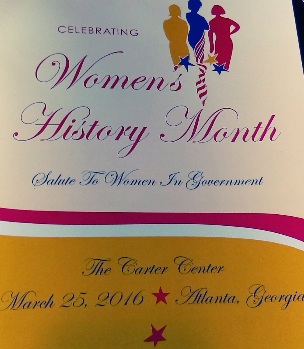 AgroBiomassGA's tweet photo. Happy to celebrate #WomensHistoryMonth by saluting all of the Georgia #womeningovernment at the #cartercenter ! https://t.co/mL4hJlGxEP