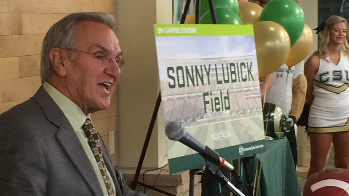 SteveCoxDenver's tweet photo. New CSU Stadium Continues Tradition Of Sonny Lubick Field https://t.co/DIzrIrKp7j https://t.co/CjsohsSd8u