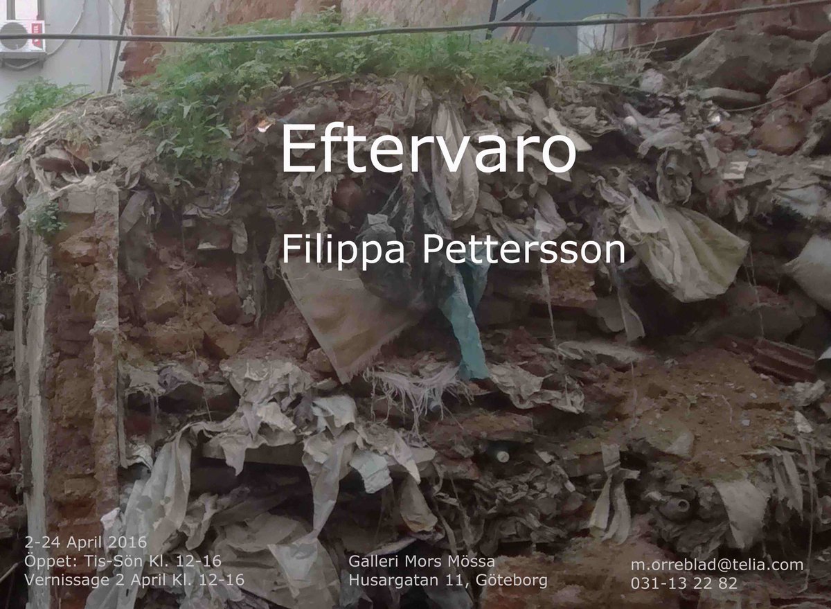 MorsMossa's tweet photo. VERNISSAGE 2 april FILIPPA PETTERSSON : eftervaro  12-16 #gbgftw #gbgkonst #konstgbg #konst #vernissage #haga #arte https://t.co/MPCw8HJnhF