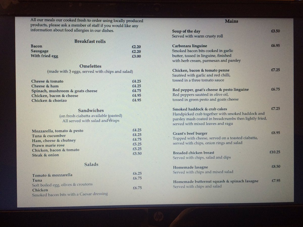 GolspieGolfClub's tweet photo. Menu from @StagOnTheGreen @GolspieGolfClub open from tomorrow @VisitScotGolf @VisitScotland #jamesbraid #bythesea https://t.co/eN6XJfByI6