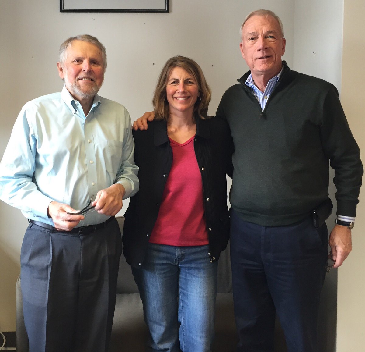 Thanks to #Spotlight teammates @SachaPfeiffer + @WalterVRobinson for stopping by. Love the stories!