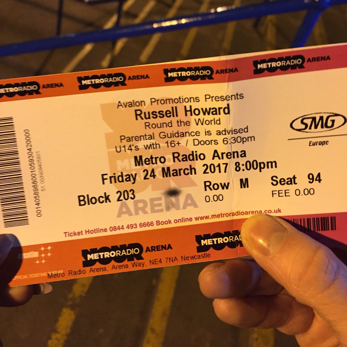 JessHewison's tweet photo. @russellhoward @jenkyy12 when you turn up to your show a year early, we were very excited for the comedy https://t.co/rQtFdcyd5v