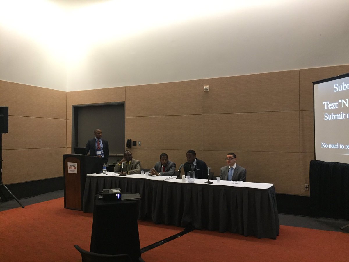 #NSBE42 engaging panel around gentlemen of quality.  Very insightful great job Eugene Whatley #thoughtworks #growth