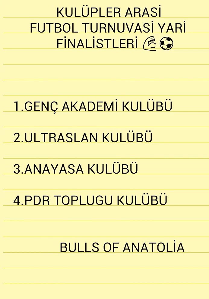 Kulüp takımımızı kutlar Yari Finalde tüm takımlara başarılar dileriz.
@ZirveUniversite