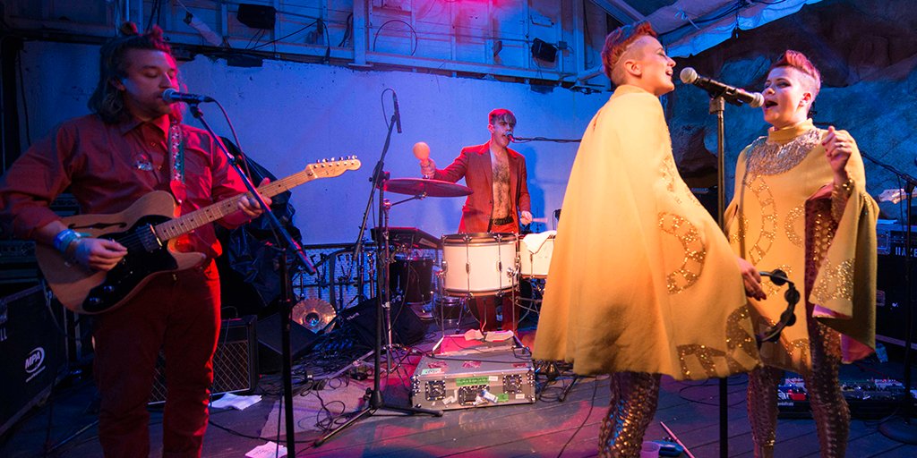 tunein's tweet photo. Listen to our friends, and #TuneInSXSW performers, @iloveLucius on set with @TheCurrent: https://t.co/Tvk50gO6xT https://t.co/2J7fGfGqn9