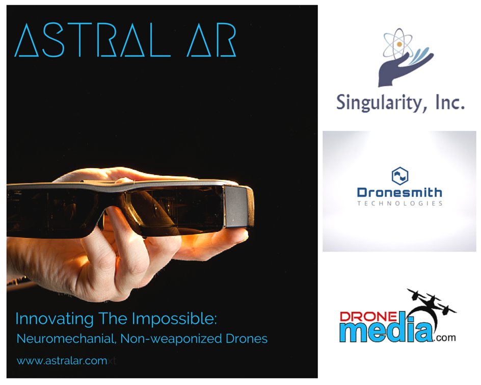 OpenSorceress's tweet photo. Astral works in partnership with some amazing people: #DroneMedia, #ThalmicLabs, #The Singularity, &amp; #Dronesmith. https://t.co/2Q0mKunbaY
